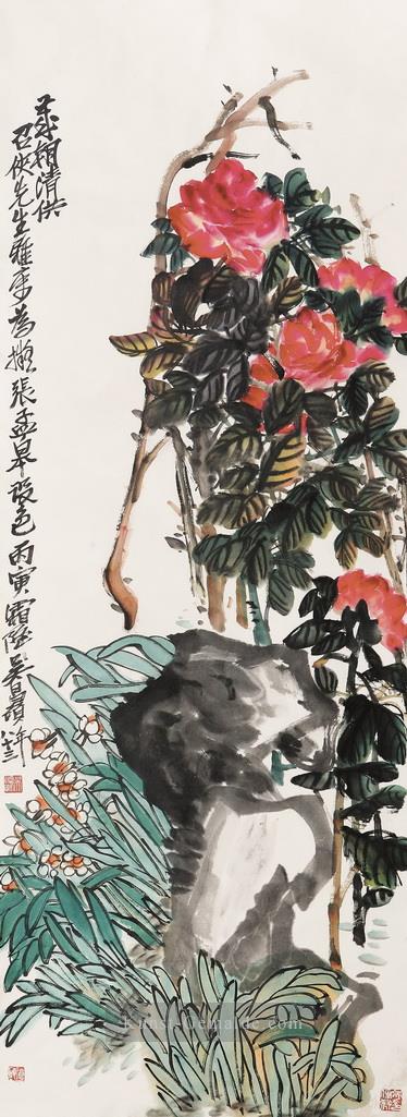 Wu cangshuo seit Jahren Kunst Chinesische Ölgemälde